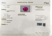 4.74/CT Natural Ruby Stone with Govt. Lab Certificate-16140S206371
